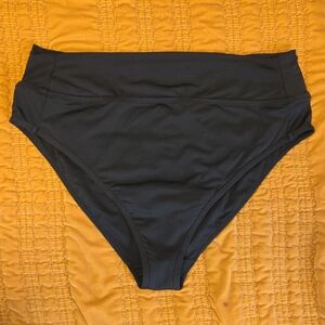 Knix Black Bikini Leakproof High Waist Swim Bottoms